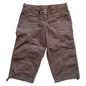 Sonoma life+style brown cargo khaki capris pants
